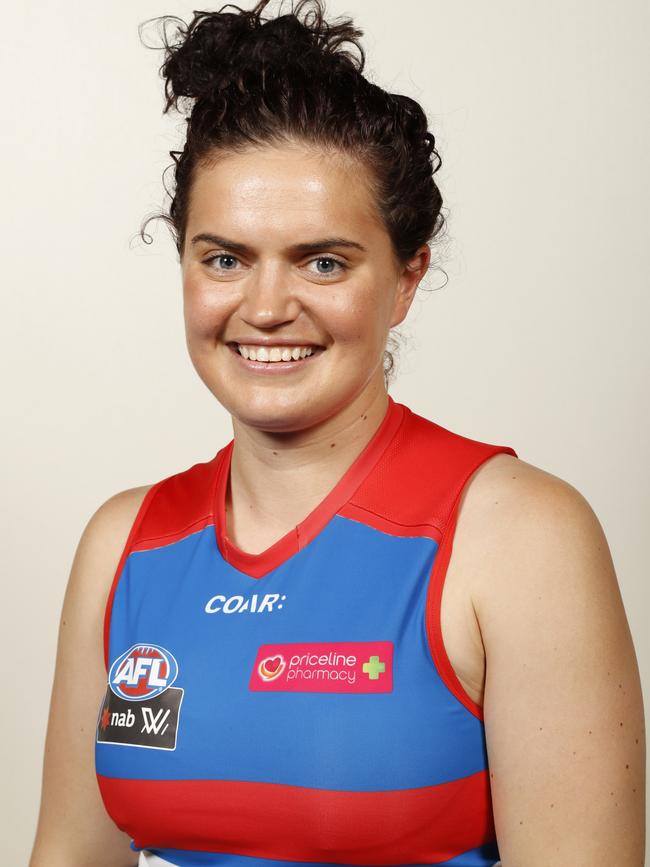 Meg McDonald was previously listed by the Western Bulldogs. 