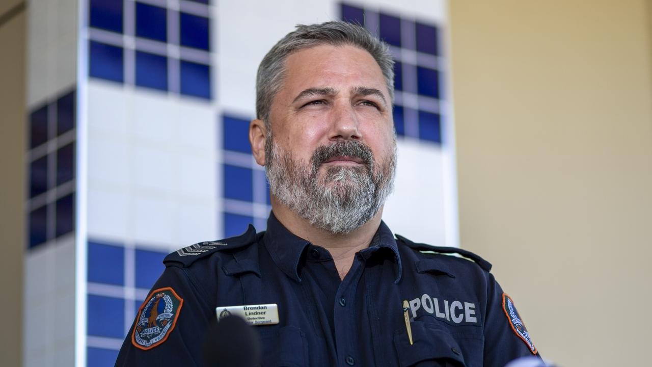 NT Police Detective Senior Sergeant Brendan Lindner. Picture: Floss Adams.