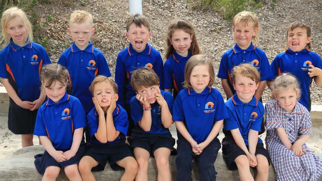 Torquay Coast Primary School Prep A Back Row From Left: Meredith Tyler, Oscar Vandenberg, Huxley Partington, Audrey Sewell, Taj Brown, Lucky Glenda Front Row From Left: Rosemary Maxsted, Finn Howden-Pittaway, Walter Ferry, Rylan McKnight, Mason Bull, Siena McLean Picture: Mark Wilson