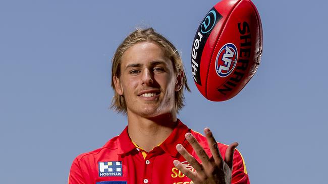 The Gold Coast Suns  2019  new recruits and draftees. Jeremy Sharp.  Picture: Jerad Williams