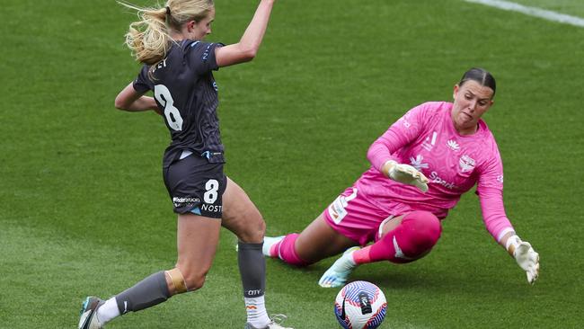 Foster’s remarkable recovery won her a spot with the Wellington Phoenix this year. Picture: Getty