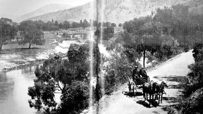 The Murray River at Jingellic, close to the site of the ill-fated picnic. Picture: Trove