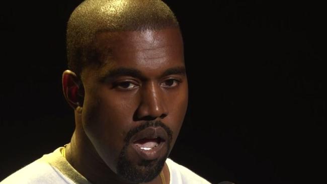 Self-described ‘thought leader’ Kanye West. Picture: MTV