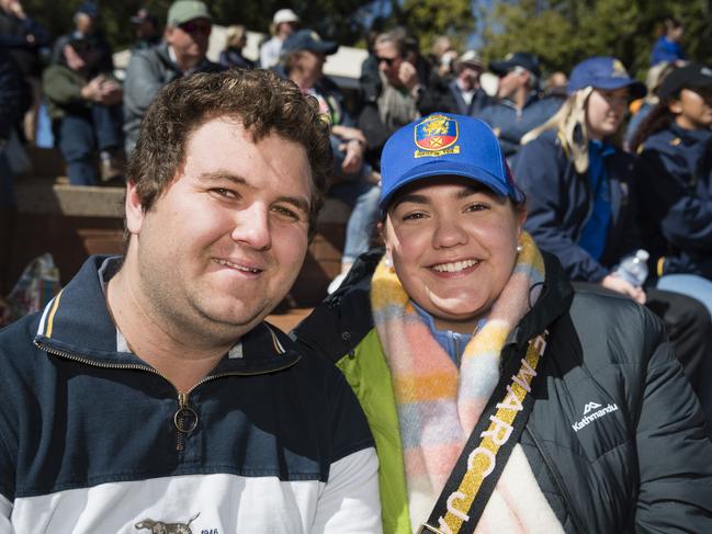 Harry Seng and Meg Fowler at Grammar Downlands Day at Toowoomba Grammar School, Saturday, August 19, 2023. Picture: Kevin Farmer