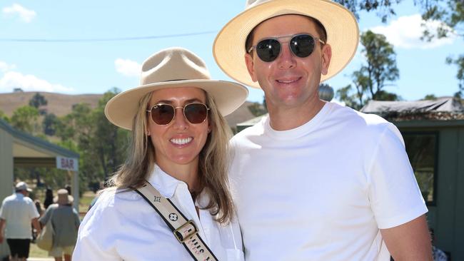 ALEXANDRA, AUSTRALIA - MARCH 16 2024 Justine and Ryan Holmner attend the 2024 Alexandra Picnic Cup Picture: Brendan Beckett