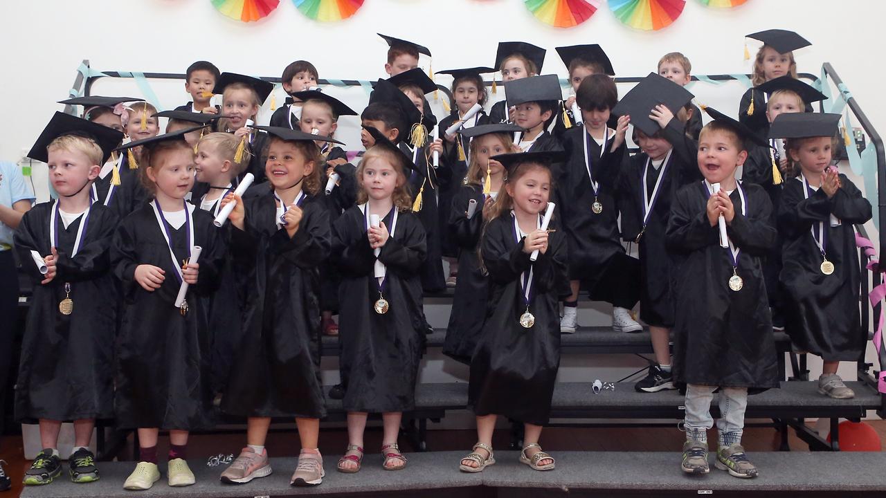 Avenues Paddington Kindy Graduation. Picture: Richard Gosling