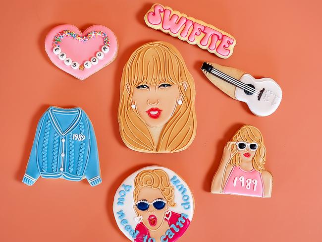 An assortment of Swiftie themed cookies will be available. Picture: Ian Currie