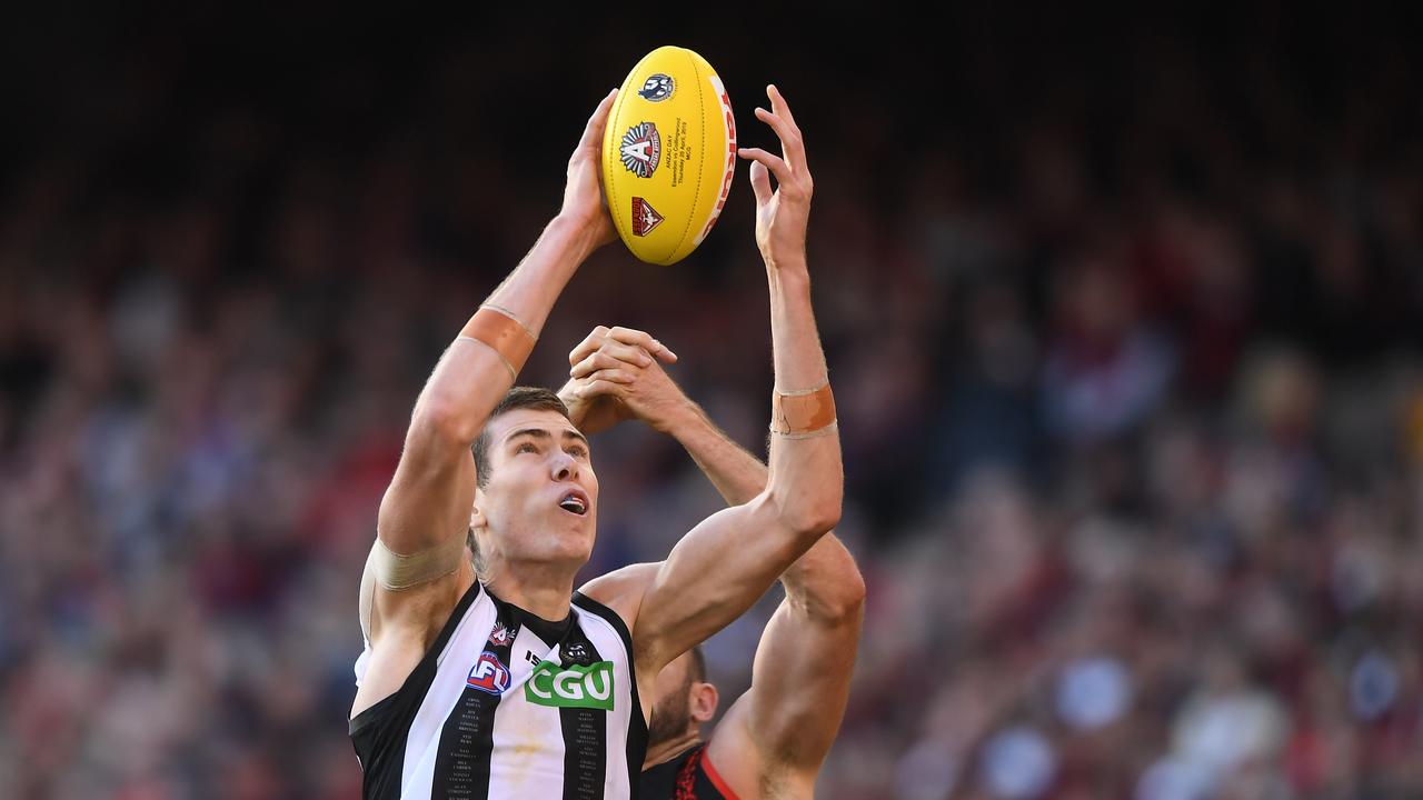 Mason Cox is under fire after a number of quiet games. Photo: Julian Smith/AAP Image.