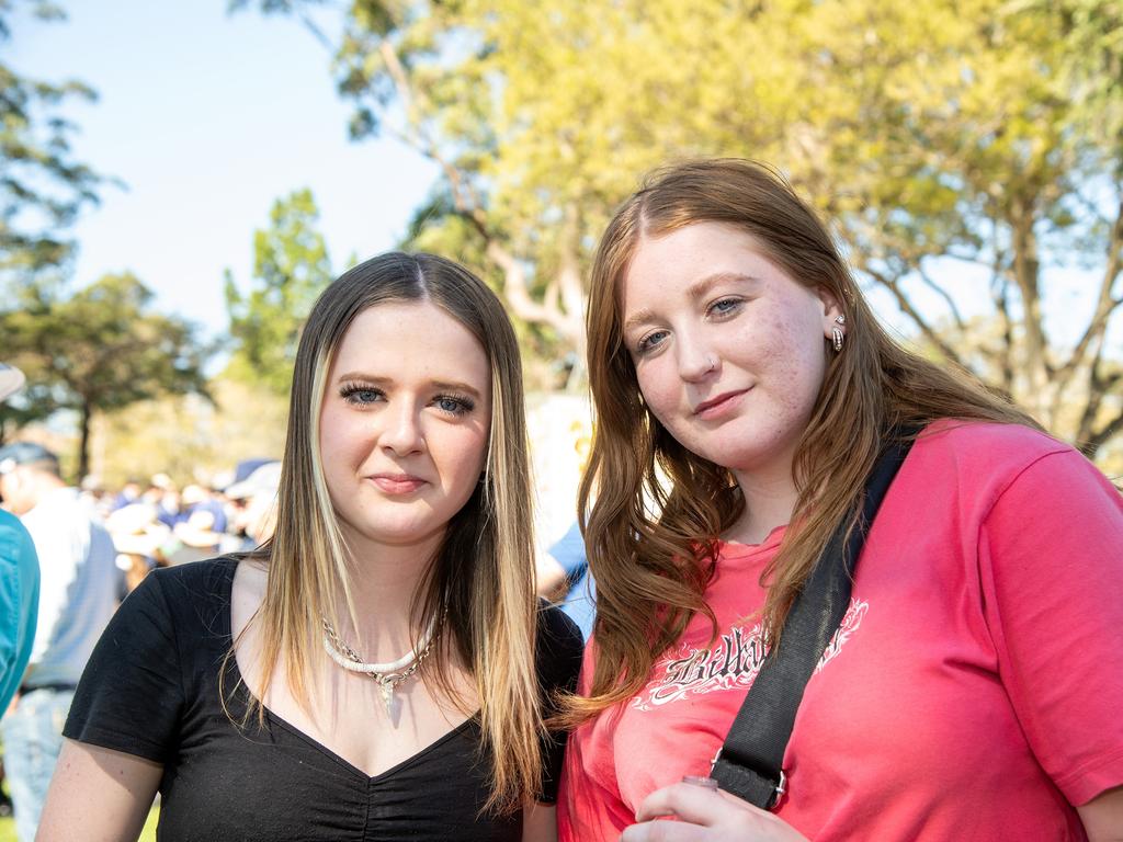 Alli Combe (left) and Elly-May Brown. Picture: Bev Lacey