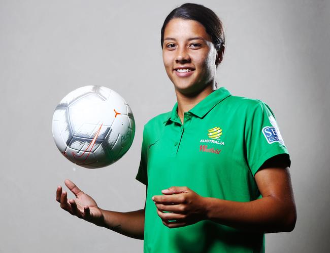 Samantha Kerr is Australia’s star at the World Cup.