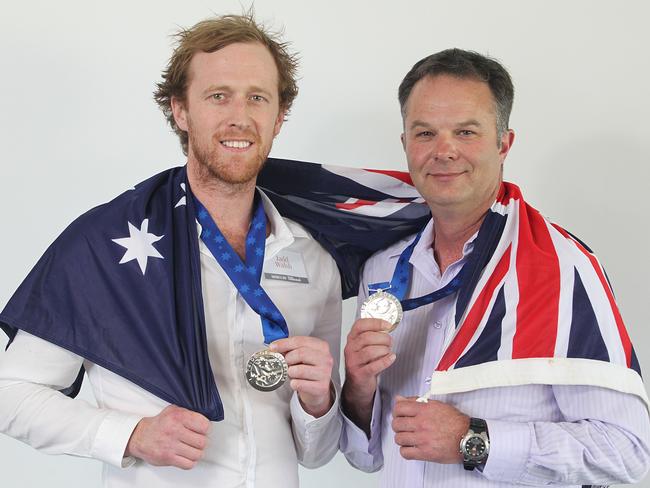 Pride of Australia Awards.Outstanding Bravery medal co winners, Jadd Walsh (left) and Dave Barr