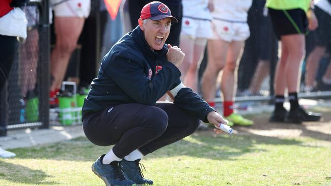 Diamond Creek coach Andrew Tranquilli. Picture: George Sal