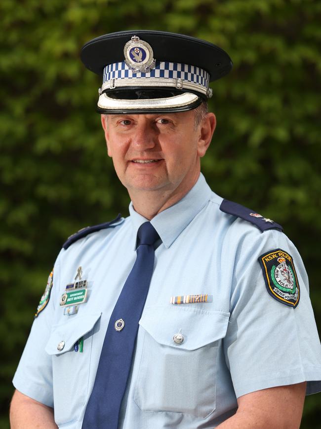 Traffic and Highway Patrol Commander Assistant Commissioner Brett McFadden. Picture: AAP