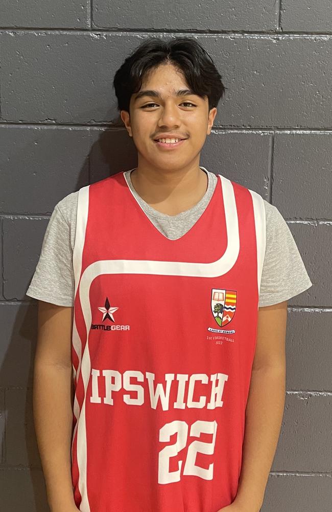 Ipswich Grammar School basketballer James Casaquite.