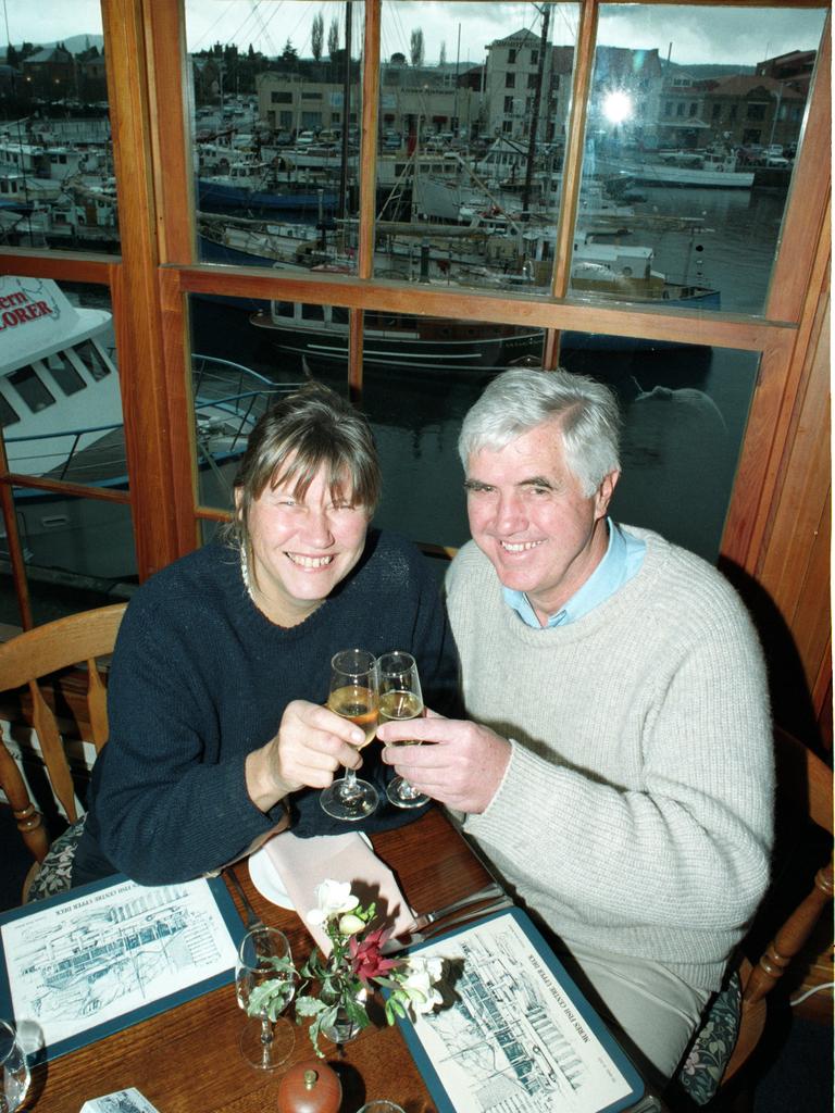 George and Jill Mure at their restaurant. File picture