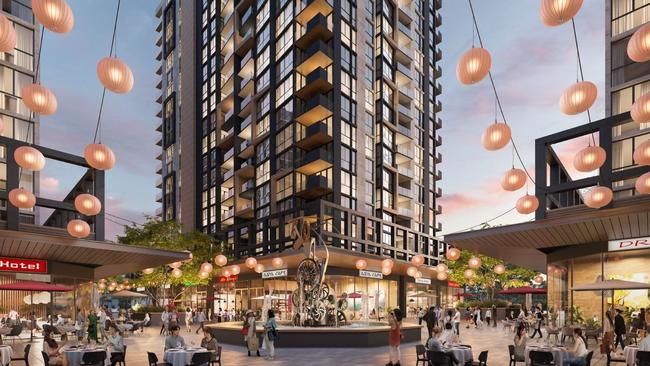 Artist’s impression of the proposed development on the current Vegas Hotel site in Mt Druitt. Picture: Supplied