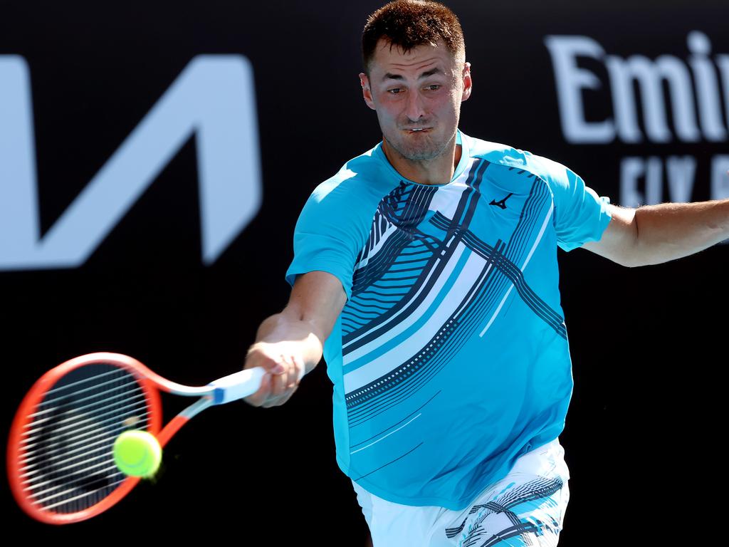 Bernard Tomic’s career has fallen off a cliff. Pic: Michael Klein.