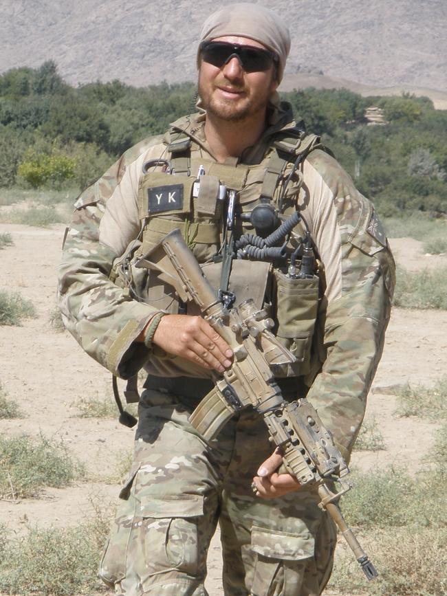 Voodoo Medic Tom Newkirk in the field. Picture: Supplied