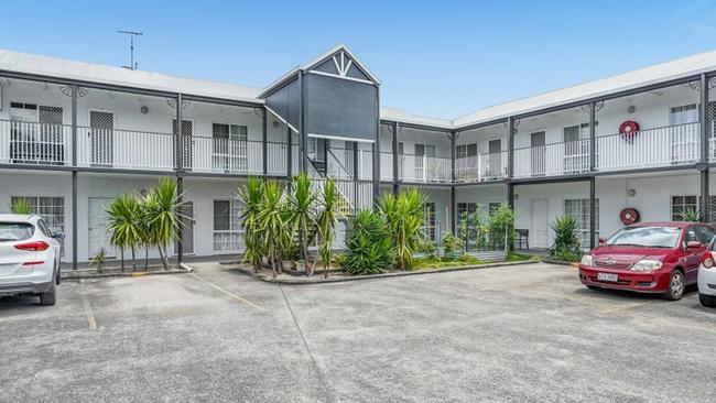 A one-bedroom unit at 41/87 Earl Street, Westcourt, is on the market for offers over $120,000.