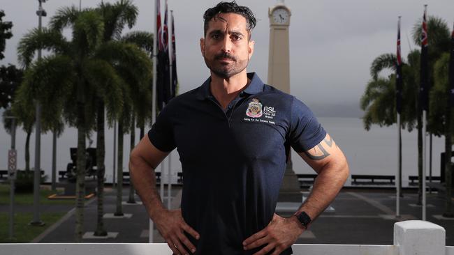 Corporal Rob Lee (retired) served in the Australian Army in East Timor, Afghanistan and Iraq. He believes Anzac Day culture needs to change to embrace young veterans. Picture: Brendan Radke