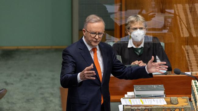 Prime Minister Anthony Albanese was Transport Minister when work on the bypasses started, Labor MP Bruce Saunders said, and was “quite aware” of the condition of the Bruce Hwy between Gympie and Maryborough. Picture: NCA NewsWire / Gary Ramage