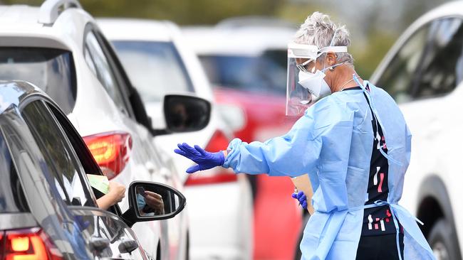 Testing times: “It was absolutely clear that the virus is in the air,” says Lidia Morawska. Picture: NCA/NewsWire.