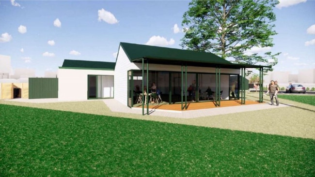 Artist impression of a planned new Millswood Croquet Club home. Image: Studio Nine Architects