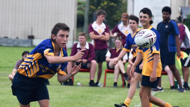 Connor Matsen, Gilroy. Photographs from the Will Murdoch Perpetual Shield. The annual U14 rugby league competition, in its second year, involved Gilroy Santa Maria College, Ingham State High School and St Teresa's Catholic College Abergowrie. Picture: Cameron Bates