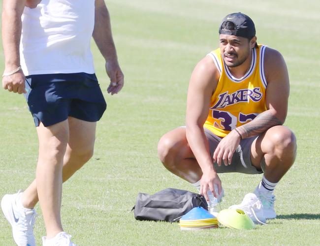 Anthony Milford’s future is in the hands of the NRL. Picture: John Grainger