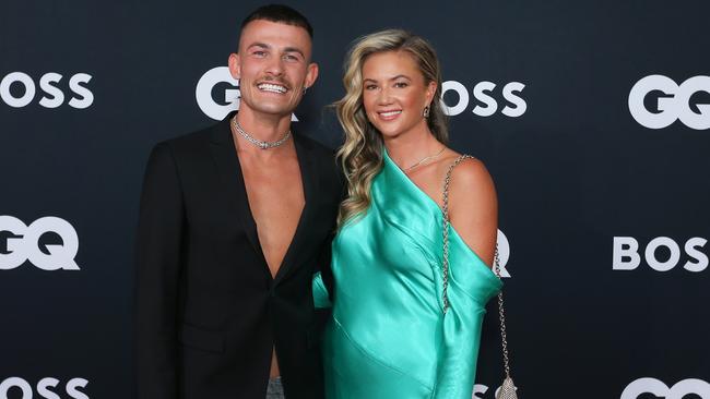 SYDNEY, AUSTRALIA - NOVEMBER 23: Harry Garside (L) attends the 2022 GQ Men Of The Year Awards at Crown Sydney on November 23, 2022 in Sydney, Australia. (Photo by Lisa Maree Williams/Getty Images)