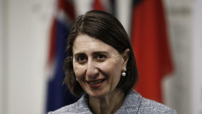 NSW Premier Gladys Berejiklian said the person who distributed the material had been “spoken to”. Picture: Ryan Pierse/Getty Images