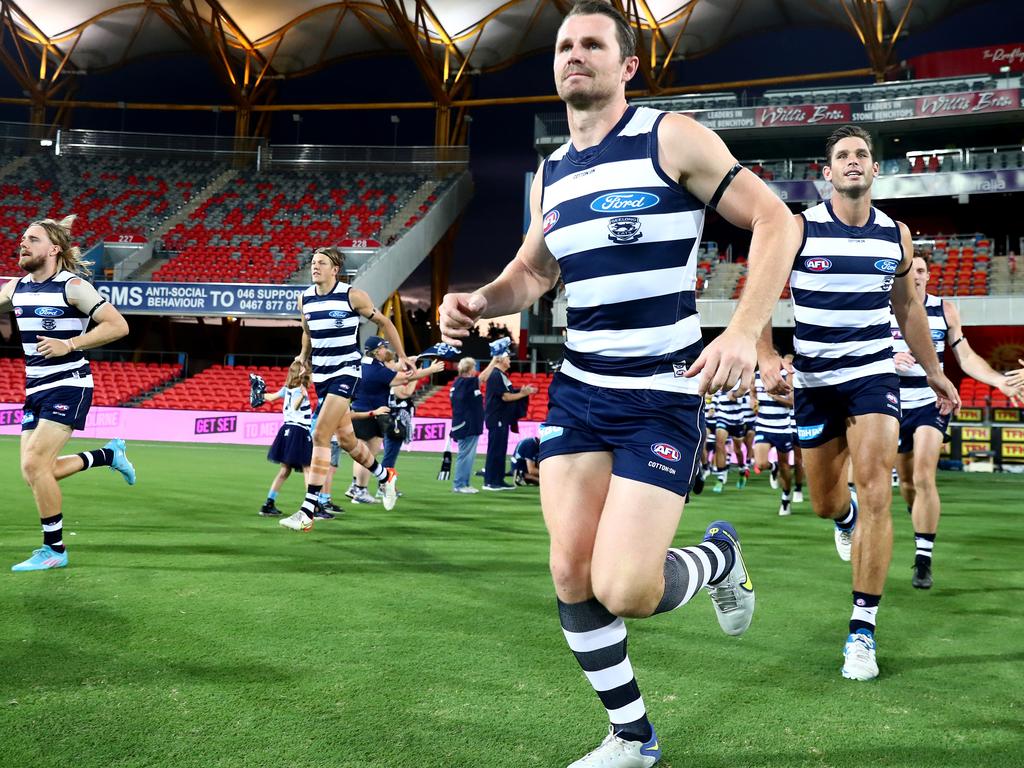 Geelong enter the season with the oldest list in the competition. Picture: Chris Hyde/Getty Images