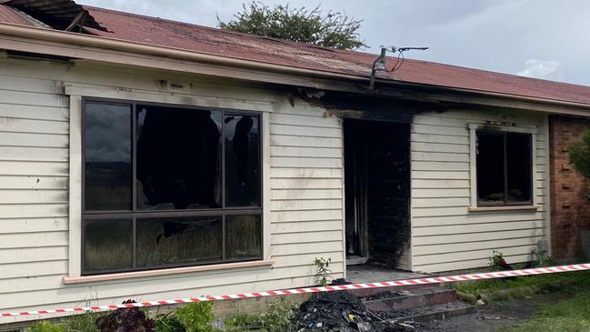 Fire crews attended a blaze at Mayfield home overnight. Picture: supplied