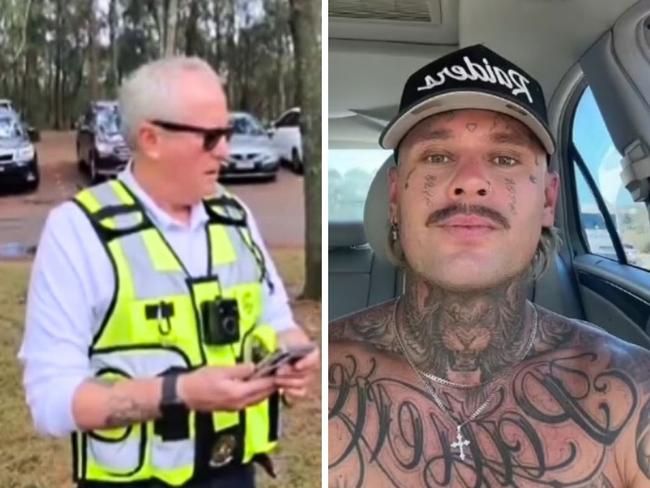 An Australian man posted footage of himself calling a parking inspector a "f***wit".