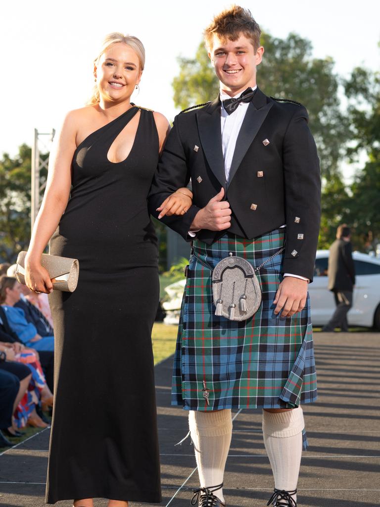 Evah Hattingh and Rory Connor at the 2024 Rockhampton Grammar School formal.