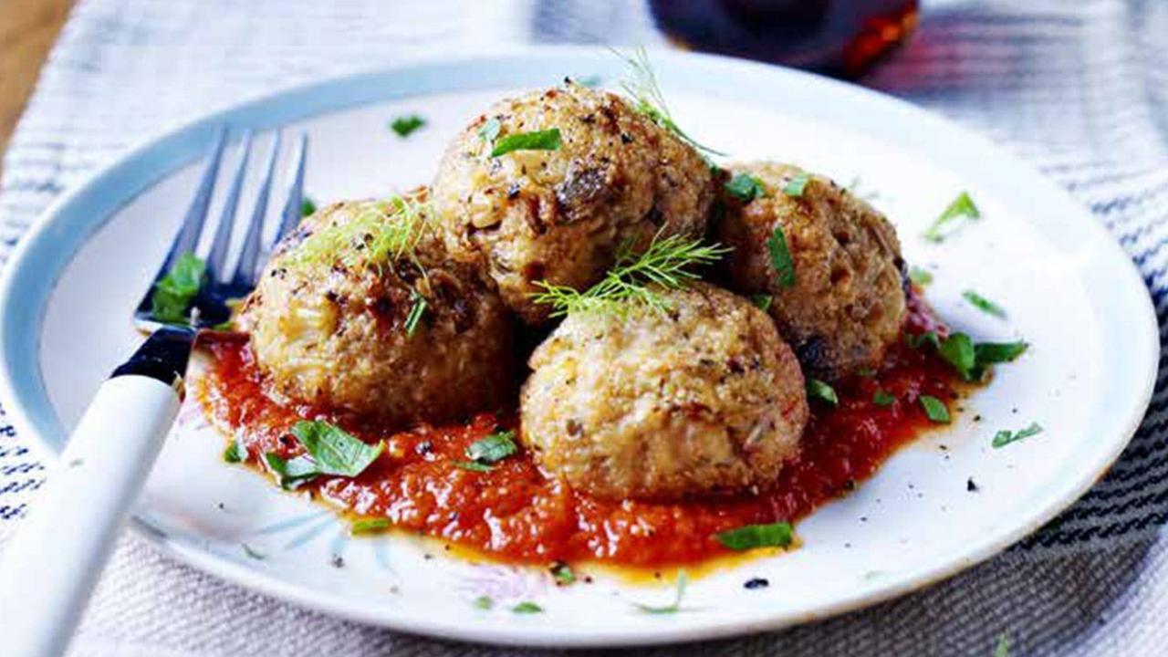 These roasted fennel and pine nut polpette are great for your Thermos.