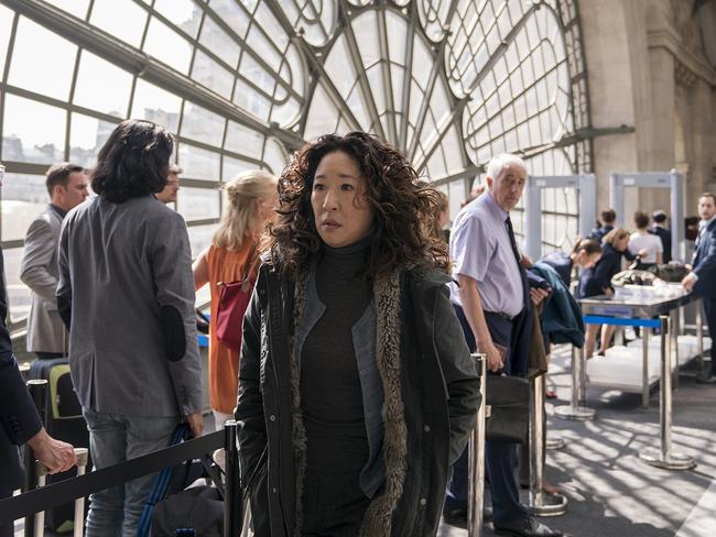 Sandra Oh as Eve Polastri in Killing Eve. Picture: Aimee Spinks/BBC America