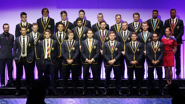 The 2017 All-Australian team. Picture: Michael Klein