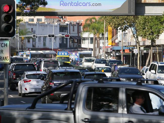 Military Rd has been voted one of the worst traffic snarls in Australia.