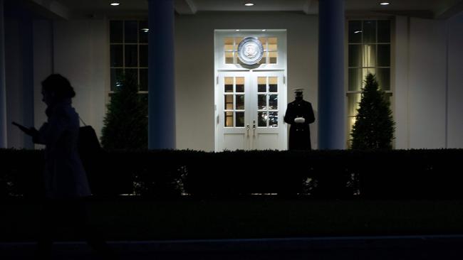 President Trump remains in the White House, and has had no scheduled events for 12 days as he refuses to concede the presidency to Joe Biden. Picture: Brendan Smialowski/AFP)