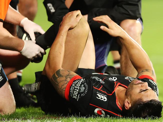 In between bossing it on the field there’s been a fair bit of this from Shaun Johnson.