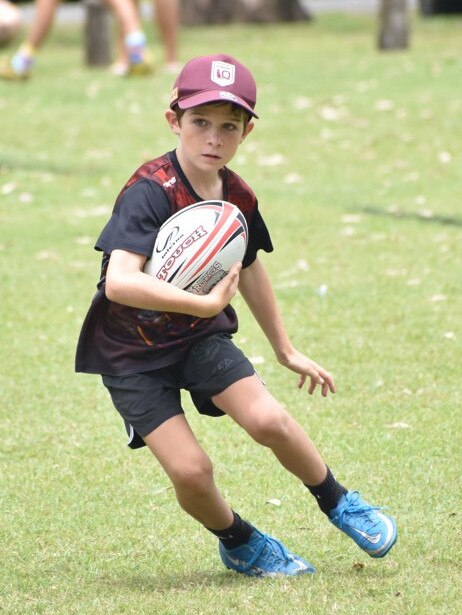 Action from the Red Rooster Junior Touch Carnival at Cyril Connell Fields, Rockhampton, on November 5, 2022.