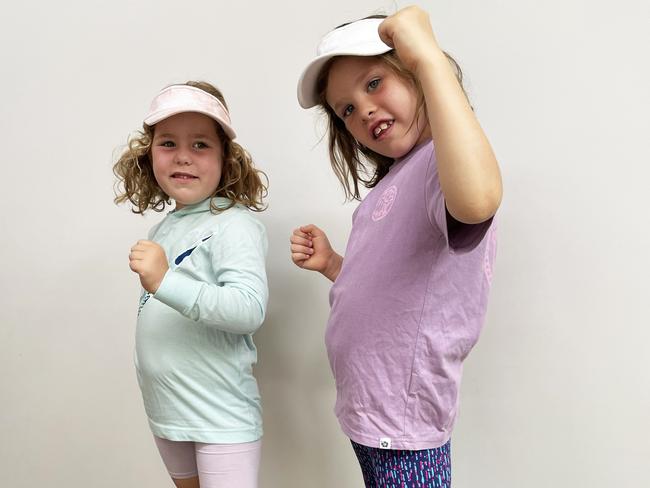 Brisbane sisters ready to run the 2km dash at Toowoomba Marathon