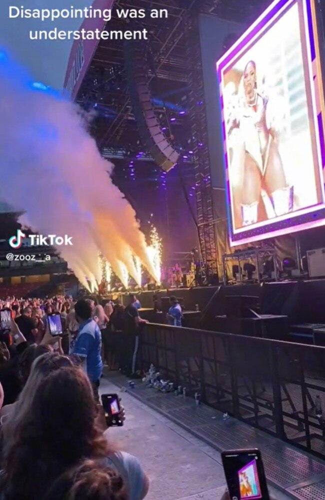 Speaking about the performance, another TikTok user wrote: Disappointing was an understatement. Picture: TikTok.