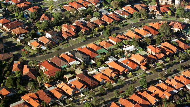 Around Australia a big part of the population is worried about higher mortgage repayment rates. Picture: Dean Lewins/AAP.