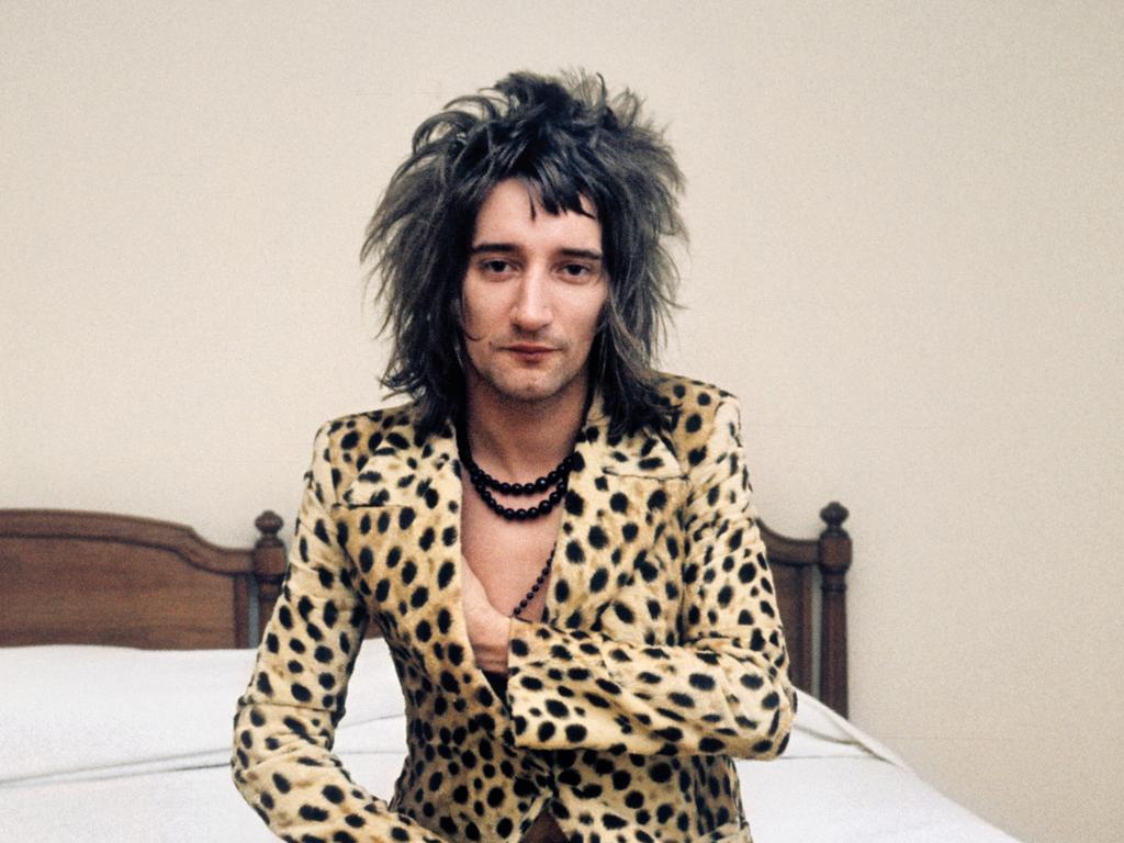 Rod Stewart, 1973. Picture: Rolling Stone: 50 Years by Jann S Wenner and the Editors of Rolling Stone