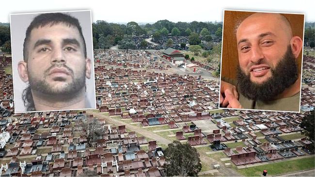 Associates of Omar Zahed (inset right) refused to let him be buried near his enemy, Mahmoud Ahmed (inset left) in Rookwood Cemetery.