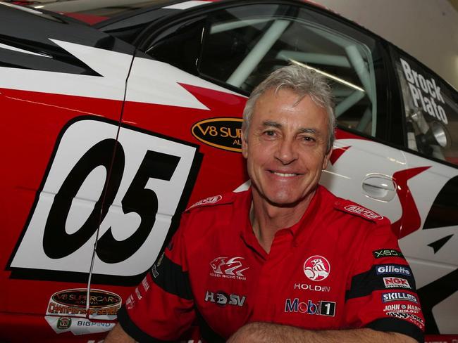 The late, great Peter Brock ... Scott McLaughlin is a chance of passing Peter Brock on the all-time V8s winners at Darwin this weekend. Picture: News Limited