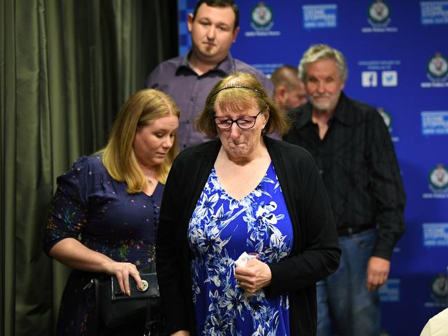 Brenda Cartwright, Nicole’s mother, was one of several relatives pleading with the public to help find her daughter’s killer. Picture: Joel Carrett