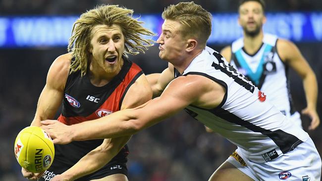 The Port Adelaide v Essendon clash will be the Friday night fixture in Round 23. Picture: Getty